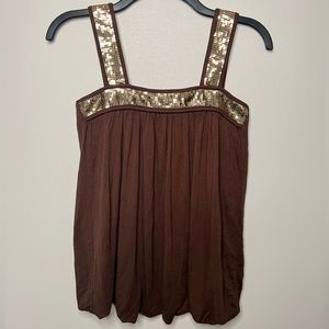 Vintage Daytrip Sequin Tank Top